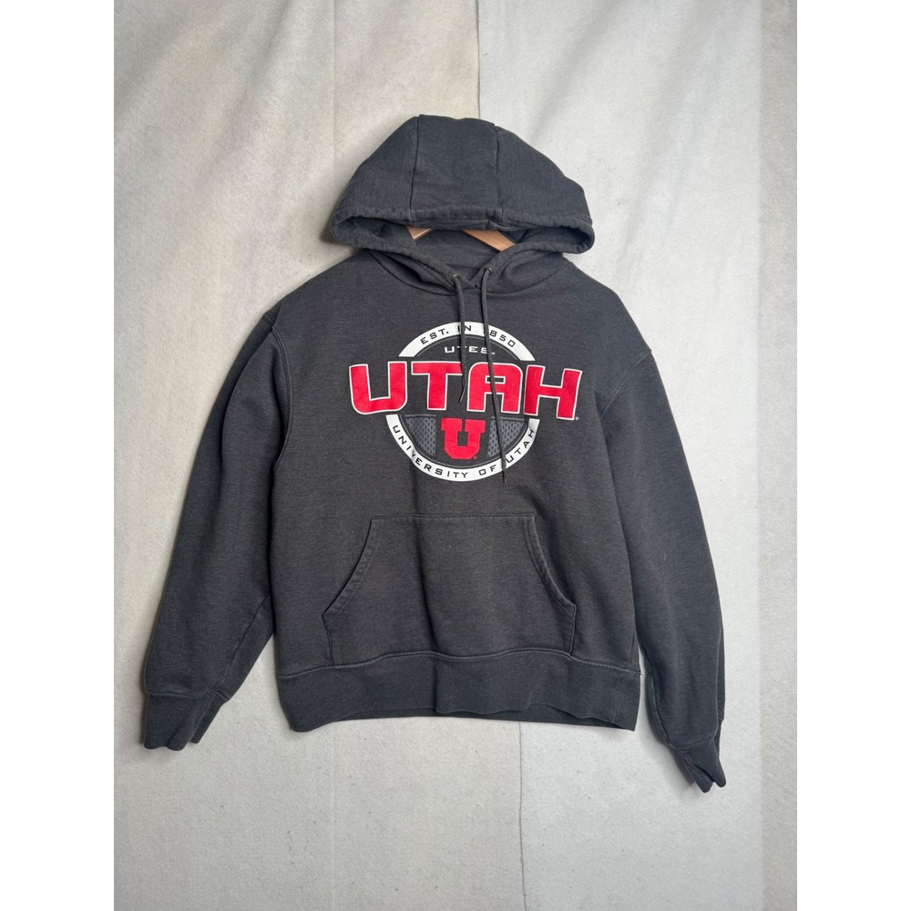 University of Utah‎ Utes Jansport Hoodie Mens Medium Gray Pullover Sweatshirt M